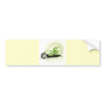 Environment Lightbulb greens plants soil causes en Bumper Stickers
