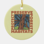 Environment, Wildlife Habitats Christmas Tree Ornaments