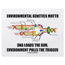 Environmental Genetics Motto DNA Loads Environment flyers by wordsunwords Environmental Genetics Motto DNA Loads Environment flyers