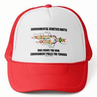 Environmental Genetics Motto DNA Loads Environment hat