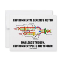 Environmental Genetics Motto DNA Loads Environment invitations by wordsunwords Environmental Genetics Motto DNA Loads Environment invitations