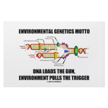 Environmental Genetics Motto DNA Loads Environment Personalized Stationery