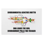 Environmental Genetics Motto DNA Loads Environment Personalized Stationery
