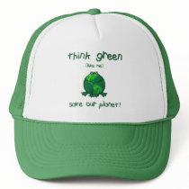 Environmental Green Frog Trucker Hat