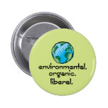 Environmental Liberal Button