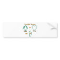 Environmental Male bumper stickers
