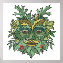 Environmental Tree Hugger Print