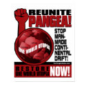 Environmentalism - Reunite Pangea!: Protest Poster posters by Red_Square Environmentalism - Reunite Pangea!: Protest Poster posters