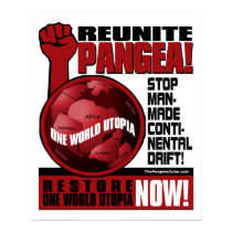 Environmentalism - Reunite Pangea!: Protest Poster posters by Red_Square Environmentalism - Reunite Pangea!: Protest Poster posters