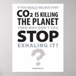 Environmentalism - Stop Exhaling: Protest Poster Environmentalism - Stop Exhaling: Protest Poster