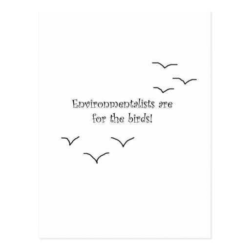 environmentalists postcards