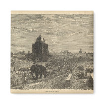 Environs of Delhi, 1857 Fridge Magnet