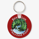 round_keychain - Envision Whirled Peas.  Promote World Peace with this fun design.: Sizes  Available colors: 0