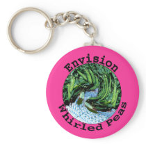 Envision Whirled Peas Keychain keychains