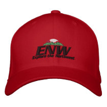 ENW Hat Red embroidered hats