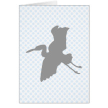 Enzo Egret Greeting Card