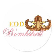 EOD Bombshell stickers by FawkesDesigns EOD Bombshell stickers