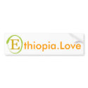 EOR Ethiopia Love Bumper Sticker bumper stickers