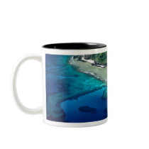 Eori Island, Mamanuca Islands, Fiji - aerial Mug