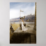 Eowyn on Castle Steps Print