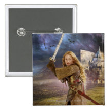 Eowyn Raises Sword Pins