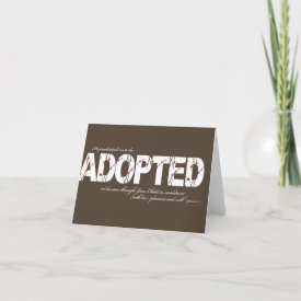 Ephesians 1:5 Adoption Card
