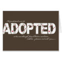Ephesians 1:5 Adoption Card