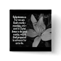 EPHESIANS 2:10 BIBLE SCRIPTURE QUOTE PINS