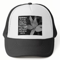 EPHESIANS 2:10 BIBLE SCRIPTURE QUOTE MESH HAT