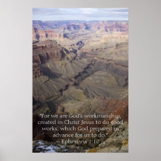 Ephesians 2:10 Poster print