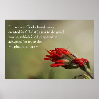 Ephesians 2:10 poster