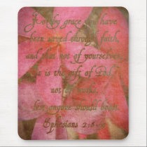 Ephesians 2:8-9 mousepads