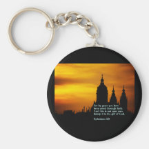 Ephesians 2:8  Church Keychain