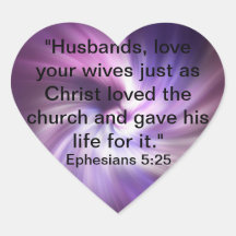 Ephesians 5:25 sticker