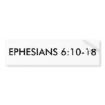 EPHESIANS 6:10-18 BUMPER STICKERS