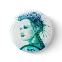Ephyra "Daughter of Oceanus" Button