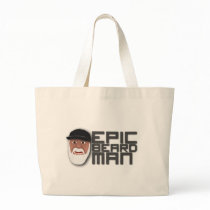 Epic Beard Man Canvas Bags
