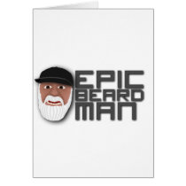 Epic Beard Man Greeting Card