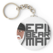 Epic Beard Man Key Chain