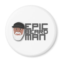 Epic Beard Man Fridge Magnets