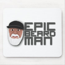 Epic Beard Man Mouse Pad