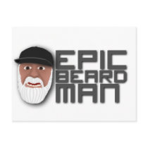 Epic Beard Man Post Card