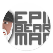 Epic Beard Man Stickers