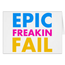 Epic Fail cards