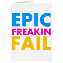 Epic Fail Card