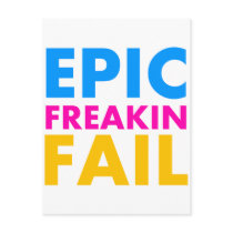 Epic Fail postcards