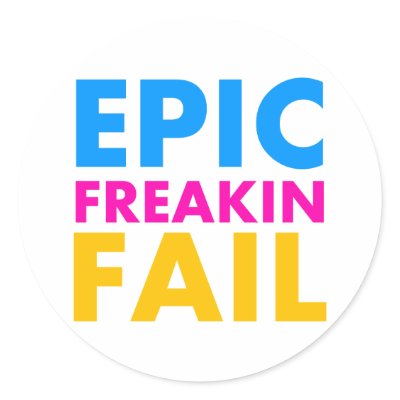 Epic Fail Stickers by