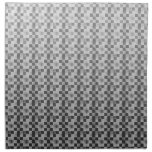 Epic gray patchworked napkin