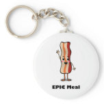 Epic Meal Bacon! keychains