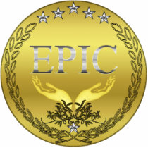 EPIC Medal Keychain Photosculpture Cut Out